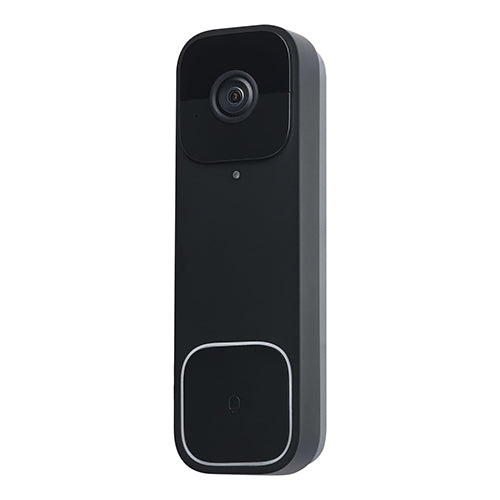 Satco 65-934, Starfish, Smart Doorbell Security Camera Wired,  Black Doorbell With Black Chime, 5.1V, Black Finish