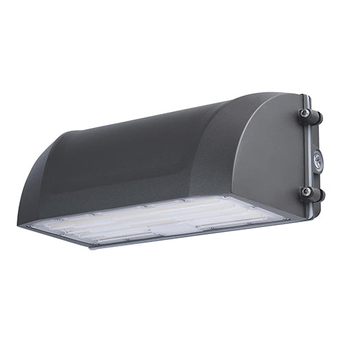 Satco 65-941, LED Full Cutoff Wall Pack, 45/60/80W, 120-277V, 3000/4000/5000K CCT Selectable, 6972-11904 Lumens, Bronze Finish