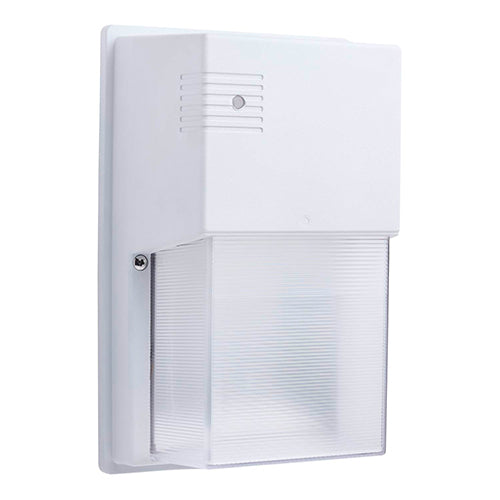Satco 65-987, LED Entryway Wall Pack, 10/15/20W, 120-347V, 3000/4000/5000K CCT Selectable, 1410-2839 Lumens, White Finish