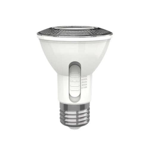 Greenlite 65050, 5W/PAR20D/5CCT, LED Reflector Bulb, 5W PAR20 Dimmable 50W Equivalent, Selectable CCT, 120V, 500 Lumens, Medium E26 Base, 40° Beam Angle, 12 Packs