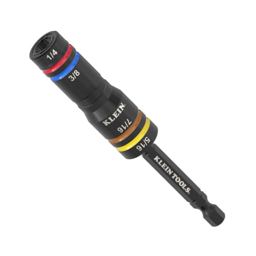 Klein Tools 651QS, Quad-4 Heavy-Duty Impact Flip Socket, SAE