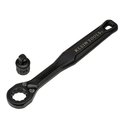 Klein Tools 65301ADP, KNECT™ (S) Pass Through Ratchet and 1/4-Inch Drive Socket Adapter Set