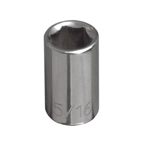 Klein Tools 65608, 1/2-Inch Standard 6-Point Socket, 1/4-Inch Drive, 2 Packs