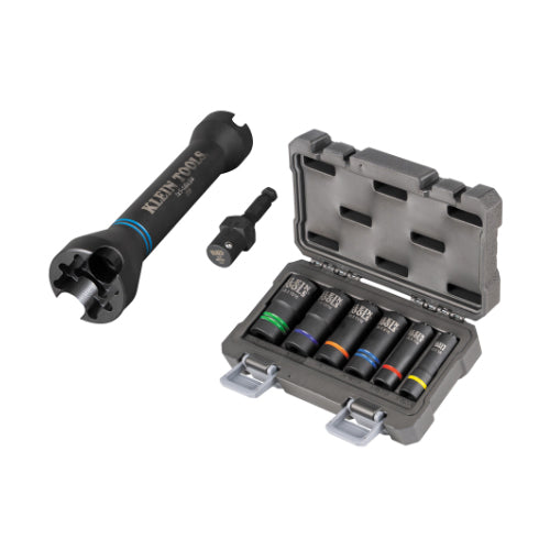 Klein Tools 660KIT1, 5-in-1 Impact Socket Set, 8-Piece