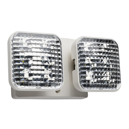 Satco 67-135, Remote Emergency Light, Low-Voltage Backup, Dual Head, 3.6V, 1.5W, 120 Lumens, 6000K