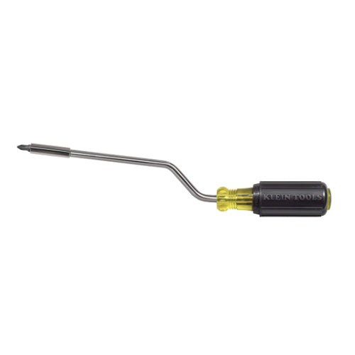 Klein Tools 67100, Multi-Bit Screwdriver, 2-in-1 Rapi-Drive Phillips and Slotted Bits