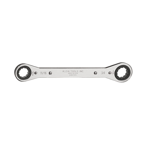 Klein Tools 68205, Ratcheting Box Wrench 11/16 x 3/4-Inch