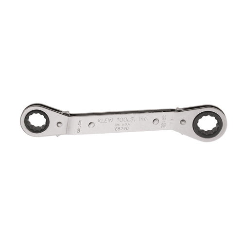 Klein Tools 68240, Reversible Ratcheting Box Wrench, 5/8 x 11/16-Inch