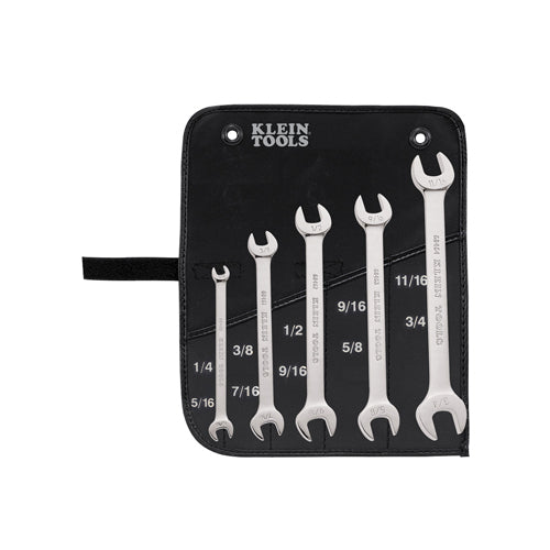 Klein Tools 68450, Open-End Wrench Set, 5-Piece