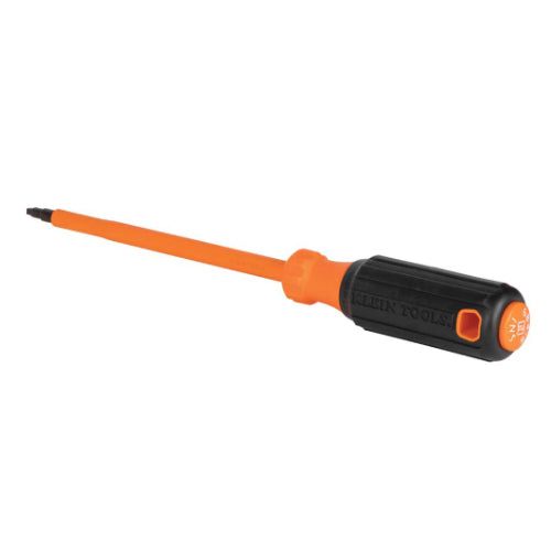 Klein Tools 6846INS, Insulated Screwdriver, #2 Square, 6-Inch Round Shank