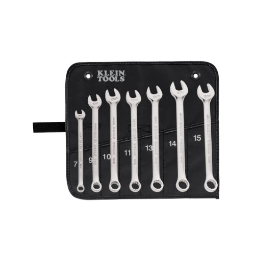 Klein Tools 68500, Combination Wrench Set, Metric, 7-Piece
