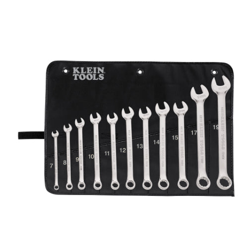 Klein Tools 68502, Metric Combination Wrench Set, 11-Piece