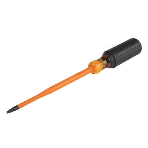 Klein Tools 6946INS, Slim-Tip 1000V Insulated Screwdriver, #2 Square, 6-Inch Round Shank