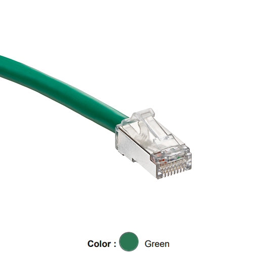 Leviton 6AS10-5G, Cat 6A Universal Patch Cord, 5 ft (1.5 m), Green