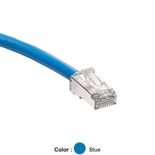 Leviton 6AS10-5L, Cat 6A Universal Patch Cord, 5 ft (1.5 m), Blue