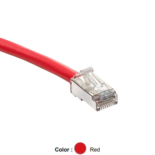 Leviton 6AS10-5R, Cat 6A Universal Patch Cord, 5 ft (1.5 m), Red