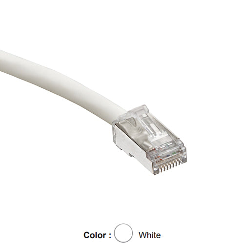 Leviton 6AS10-5W, Cat 6A Universal Patch Cord, 5 ft (1.5 m), White