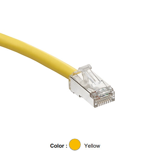 Leviton 6AS10-5Y, Cat 6A Universal Patch Cord, 5 ft (1.5 m), Yellow