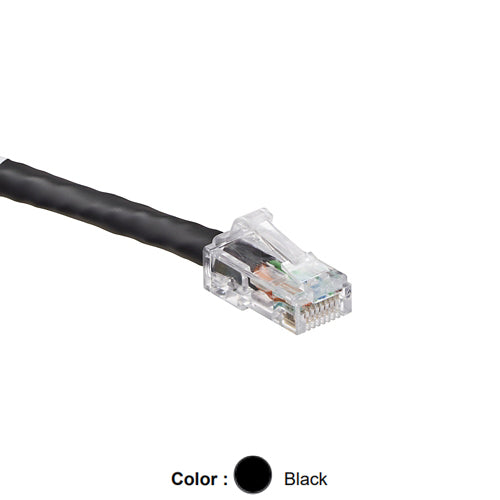 Leviton 6D460-20E, Cat 6 UTP Standard Patch Cord, CM (PVC), 20 ft (6.1 m), Black