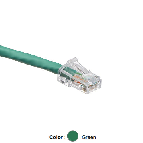 Leviton 6D460-20G, Cat 6 UTP Standard Patch Cord, CM (PVC), 20 ft (6.1 m), Green