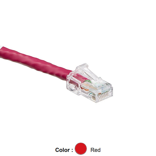 Leviton 6D460-15R, Cat 6 UTP Standard Patch Cord, CM (PVC), 15 ft (4.6 m), Red