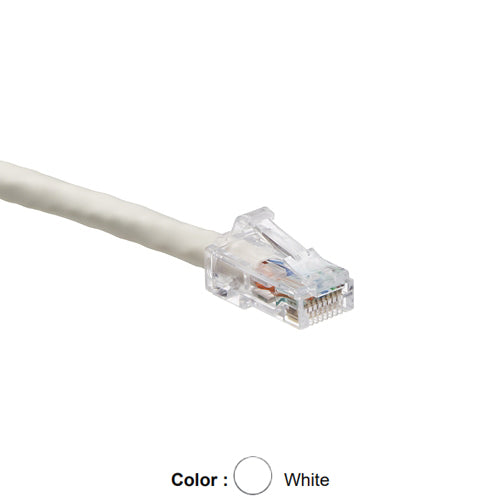 Leviton 6D460-20W, Cat 6 UTP Standard Patch Cord, CM (PVC), 20 ft (6.1 m), White
