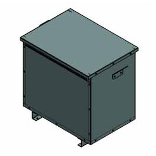 Electric Power 75J4J9C4T1, 75KVA, General Purpose Isolation Type, 3 Phase, Primary 240V, Secondary 380V, Copper Winding, NEMA 1 Enclosure
