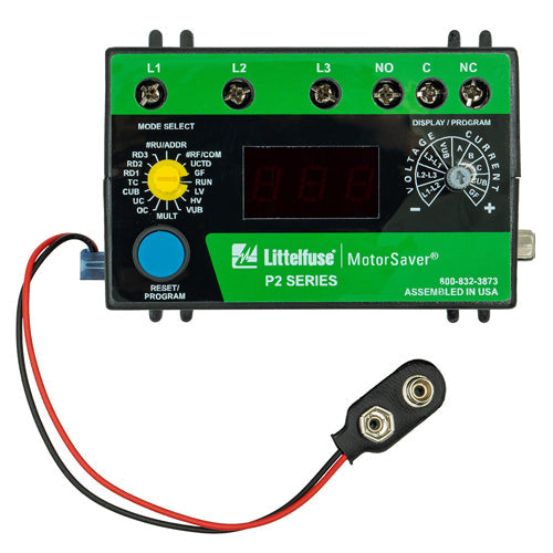 Littelfuse 777-MV-P2, 777 Series, 3-Phase Current & Voltage Monitor, 100-240VAC, 10–800 A with external CTs