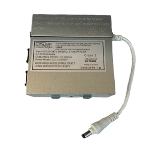Lotus LLL-LD1535-TB, Adder for 120-347V Driver 0-10V Dimmable for LB4R and LB6R