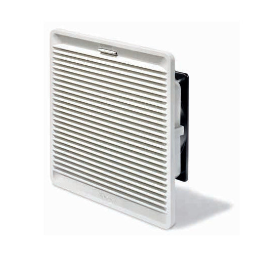 Finder 7F.20.8.120.5550, Filter Fan, Size 5 - 12 Inch, 120V AC Supply, 75W, UL Type 12, Grey RAL 7035