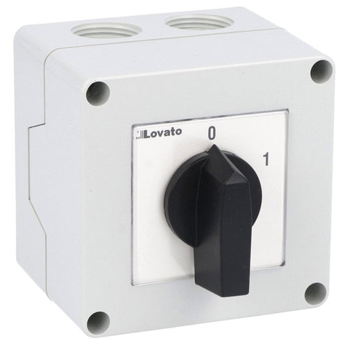 Lovato 7GN1210P, Enclosed Rotary Cam Switch 7GN Series, ON-OFF Switch ...