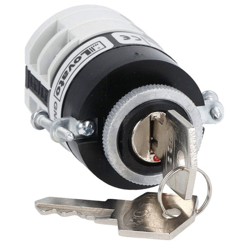 Lovato 7GN1290U12, Rotary Cam Switch 7GN Series, ON-OFF Switch, 1 Pole 16A, For Front Mounting without Front Plate with Key Operation for Hole Ø22mm Fixing