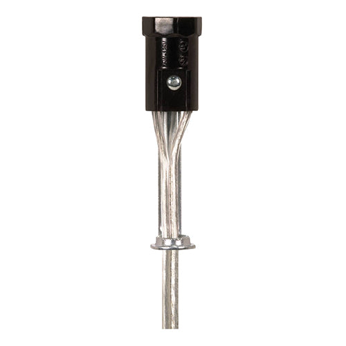 Satco 80-1148, Phenolic Candelabra Socket with Leads, 75W, Less Set Screw, 50 Packs