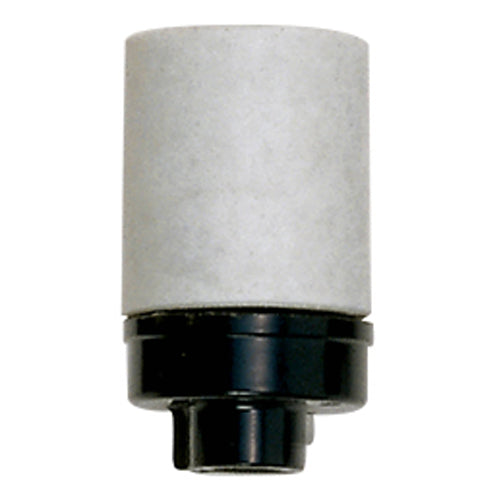Satco 80-1150, Keyless Porcelain Socket with Phenolic, 1/8 IPS Cap, 660W, 250V, CSSNP Screw Shell, 50 Packs