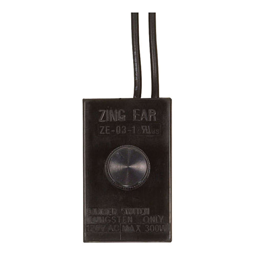 Satco 80-1241, Full Range Table Lamp Dimmer Switch with Phenolic Housing, 300W, Black Finish