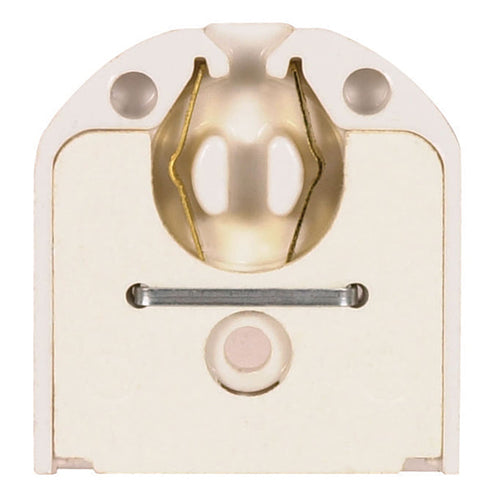 Satco 80-1249, Butt-On Mounting T8 or T12 Lampholder Rapid Start Application, 660W, 600V, White Finish, 10 Packs