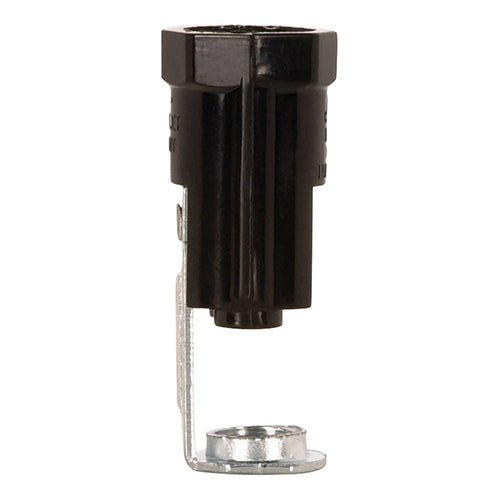 Satco 80-1312, Socket with Push In Terminal, 75W, 125V, With Set Screw, 10 Packs