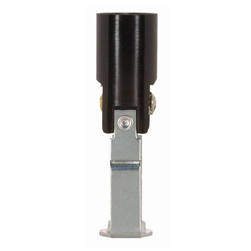 Satco 80-1347, Phenolic Candelabra Sockets with Paper Liner, 75W, With Set Screw, 10 Packs