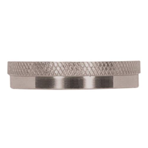 Satco 80-1451, Stamped Solid Brass Uno Ring, 1-1/4" Inner Diameter, 1-1/2" Outer Diameter, Polished Nickel Finish