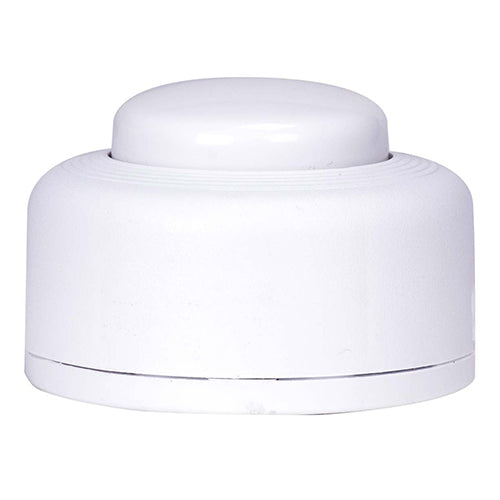 Satco 80-1466, Step-On-Button On/Off Push Switch, 2A-125V/1A-125V/1A-250V, White Finish
