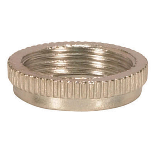 Satco 80-1486, Ring For Threaded And Candelabra Sockets, With Set Screw, Chrome Finish, 10 Packs