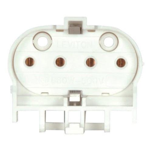 Satco 80-1601, Shunted Horizontal Snap-In Mounting Lampholder, 660W, 600V