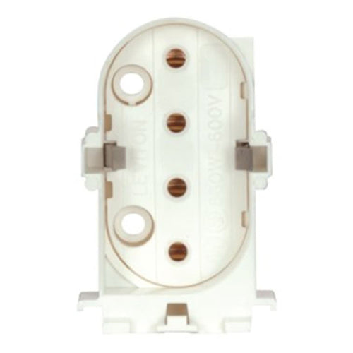 Satco 80-1602, Shunted Vertical Snap-In Mounting Lampholder, 660W, 600V