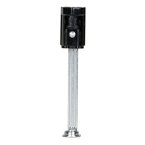 Satco 80-1718, Socket with Push In Terminal, 1/8 IP Inside Extrusion Single Leg, 75W, 125V, 10 Packs