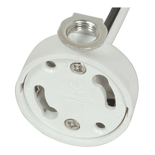 Satco 80-1720, CFL Self Ballast Socket Cap, GU24 Base, also for 4-Pin Ballast & Socket Combinations