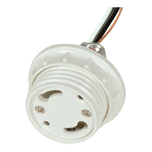 Satco 80-1721, CFL Self Ballast Socket Cap, GU24 Base, also for 4-Pin Ballast & Socket Combinations