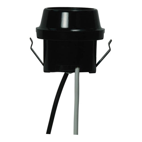 Satco 80-1766, Snap-In Double With Flange Rim Lampholder, 660W, 250V, With Set Screw, 10 Packs