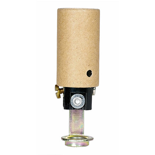Satco 80-2054, Phenolic Candelabra Socket with Paper Liner, 75W, 10 Packs