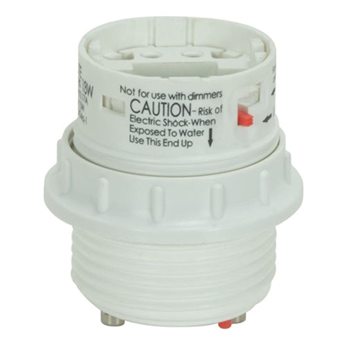 Satco 80-2076, Phenolic w/Uno Ring, G24q-2 & GX24q-2, 18W, 277V, 0.23A