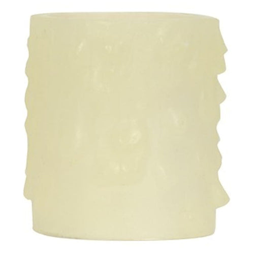 Satco 80-2081, Candle Cover with Ivory Drip Bee'S Wax, Edison Base, 1-5/8" Height, 1-1/4" Inside Diameter, 1-9/16" Outside Diameter